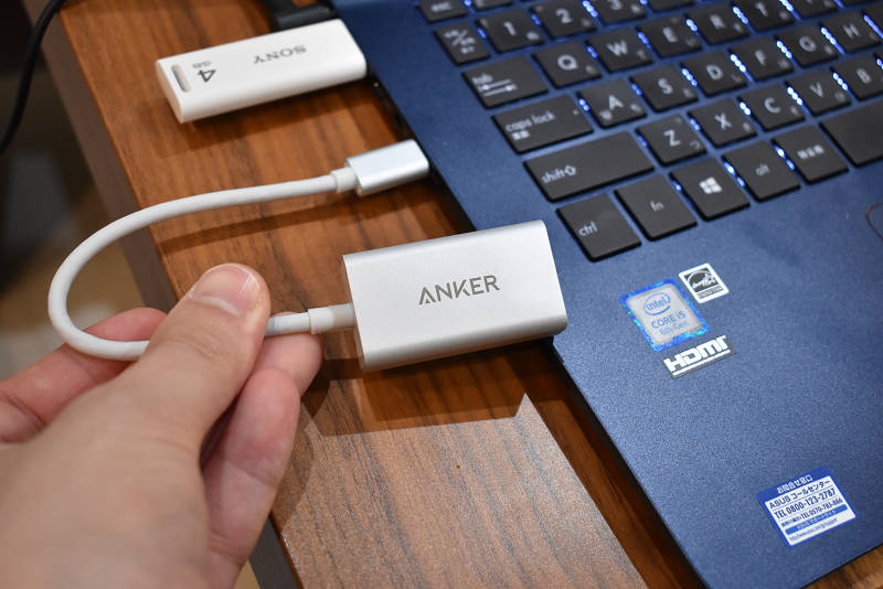 レビュー Usb Cからhdmi出力でモニターに映像を出力する Usb C Hdmi変換アダプター購入 いやまいったね